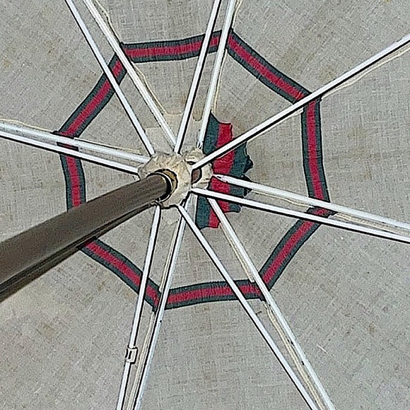 Authentic Vintage Gucci Rare Web Pattern Retro Umbrella - Picture 7 of 9